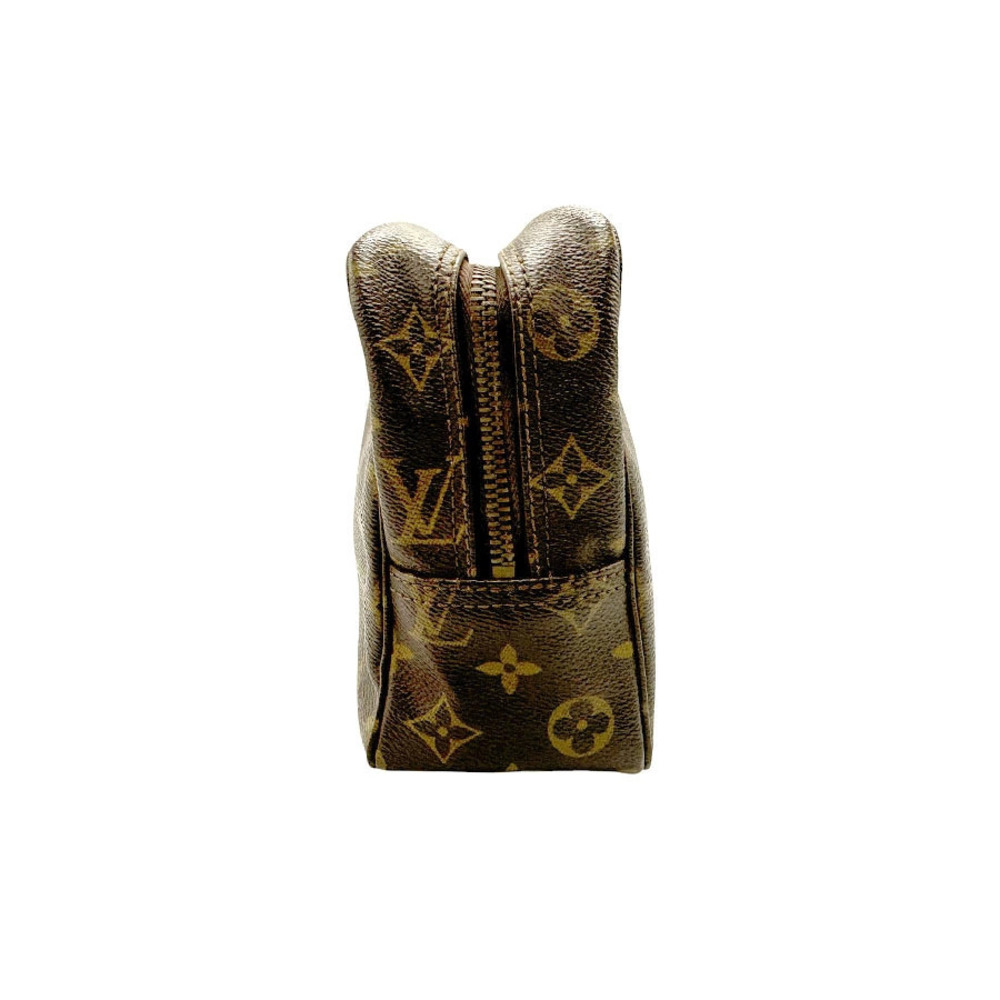 Louis Vuitton Brown Toilette Trousses Clutch Monogram Canvas Bag Brown